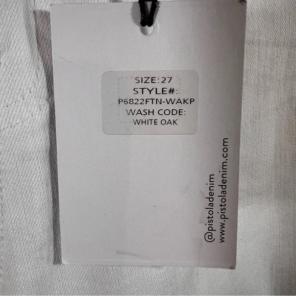 PISTOLA Jennifer Oslo white skinny jeans - Picture 6 of 8